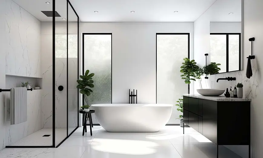 Modernes Badezimmer